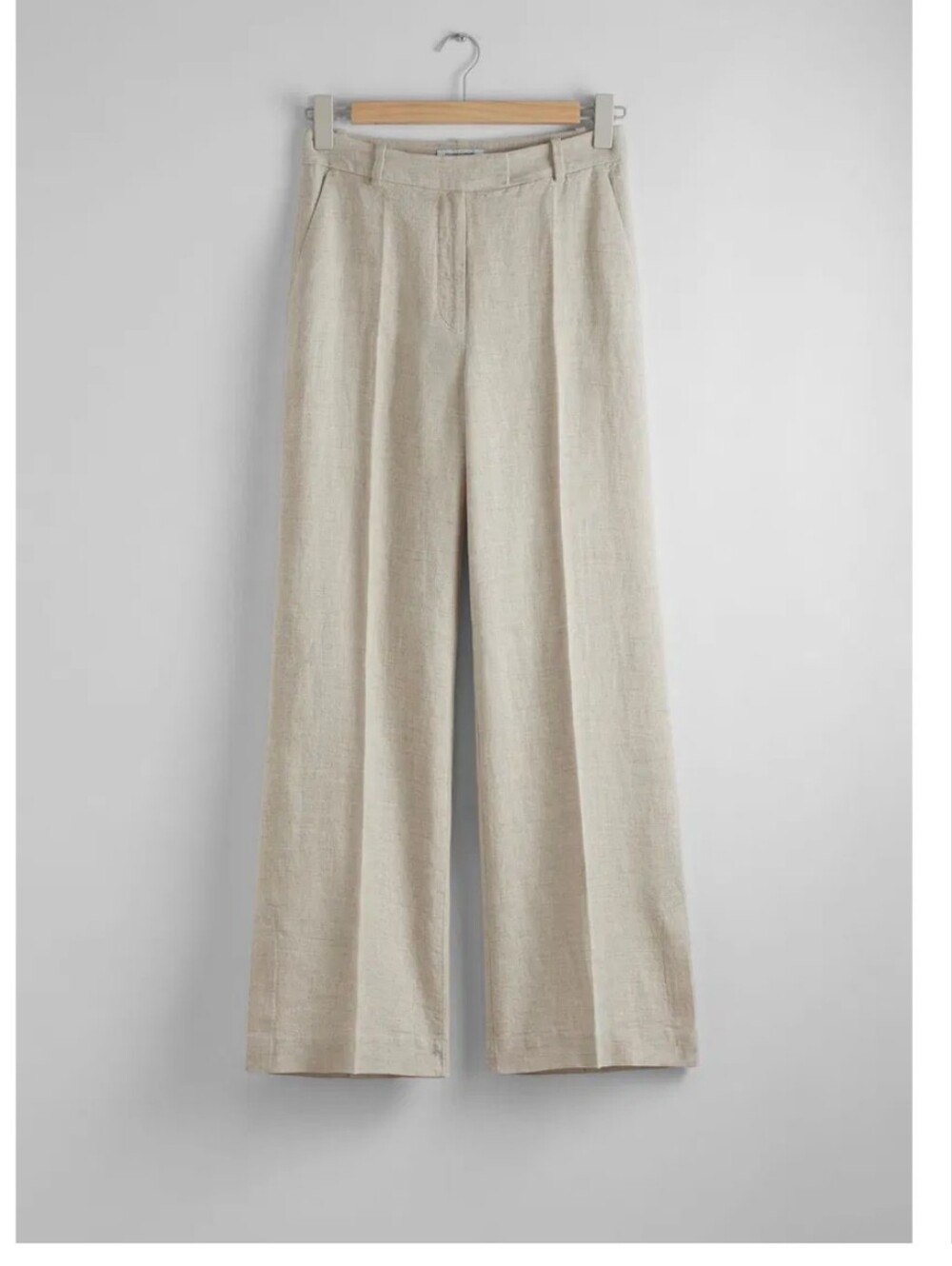 & Other Stories Tailored Linen Trousers
